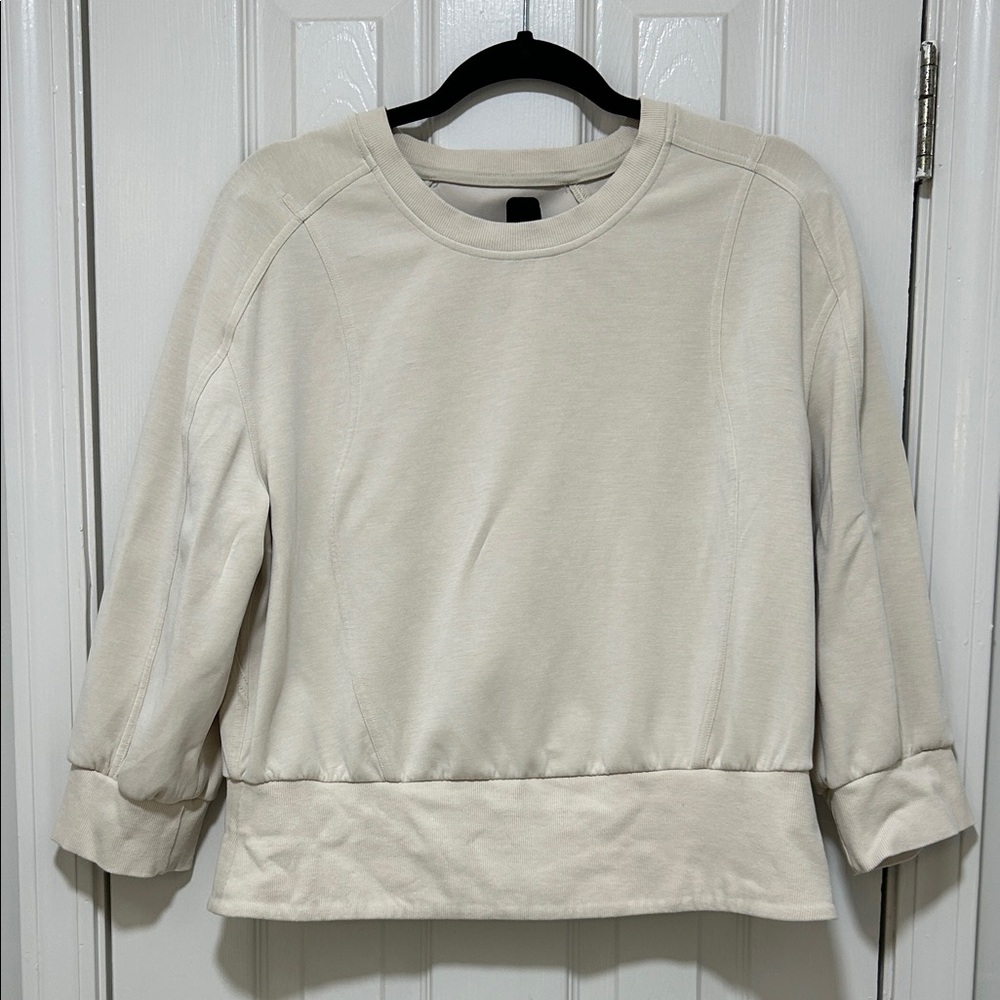lululemon athletica Cream softstreme Scoop-Neck Pullover